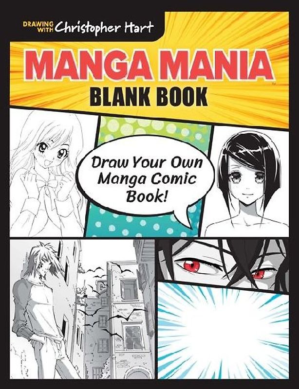Manga Mania Blank Book