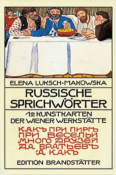 Russische Sprichwörter. 12 Ansichtskarten der Wiener Werkstätte