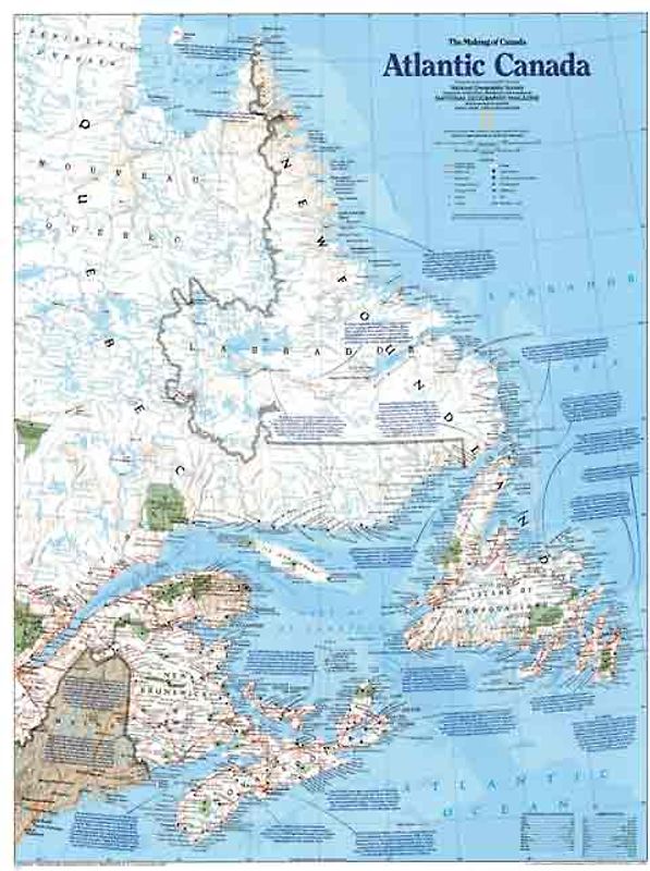 Atlantisches Kanada, Entstehung