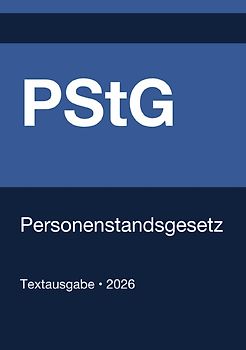 PStG - Personenstandsgesetz (Deutschland) 2026