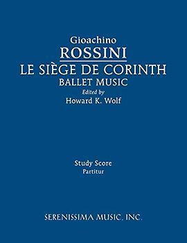Le siege de Corinth, Ballet Music: Study score