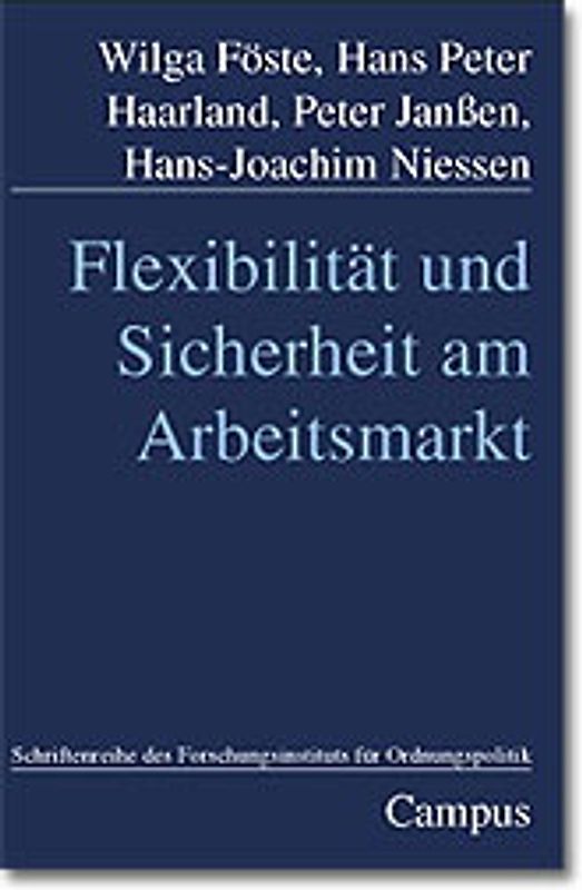 Flexibilität und Sicherheit am Arbeitsmarkt
