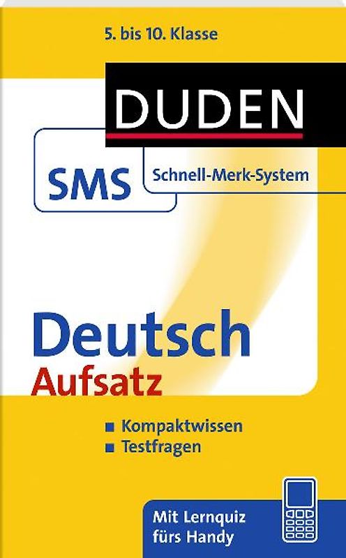 SMS Deutsch - Aufsatz 5.-10. Klasse