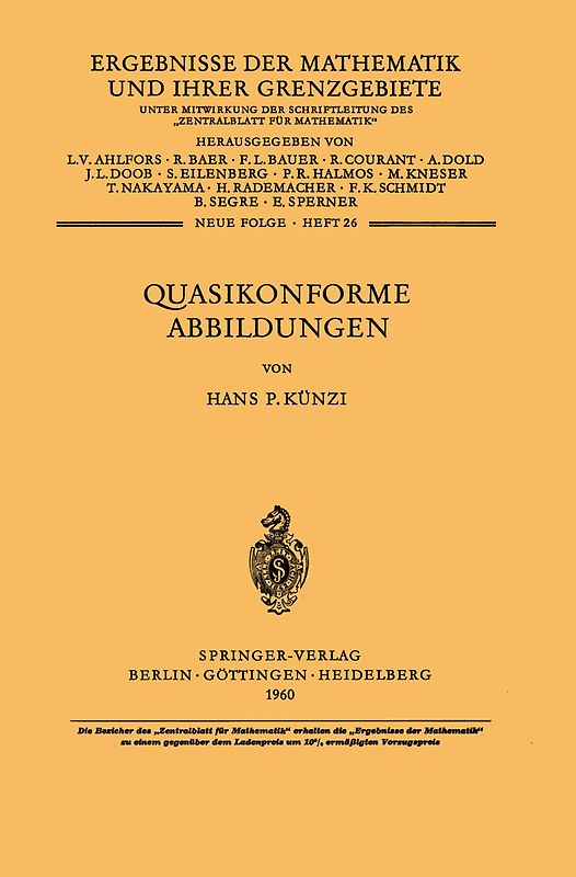 Quasikonforme Abbildungen