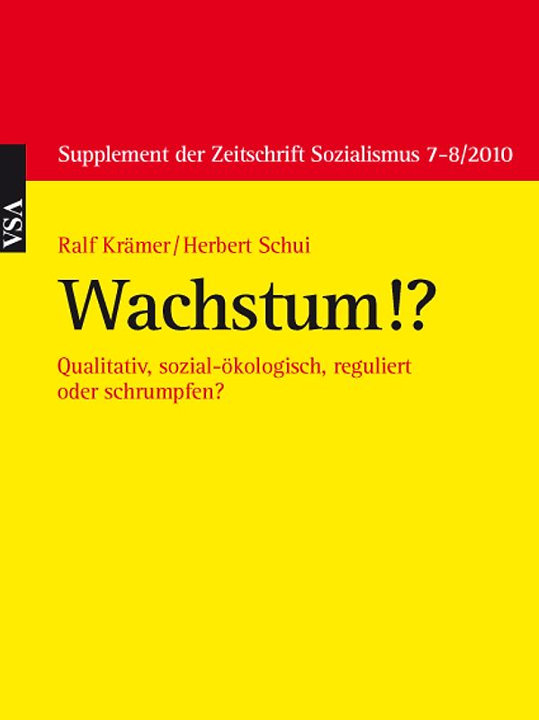 Wachstum!?. Qualitativ, sozial-ökologisch, reguliert – oder schrumpfen?