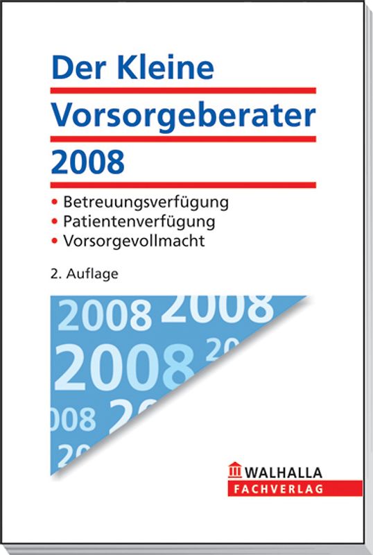 Der Kleine Vorsorgeberater 2009