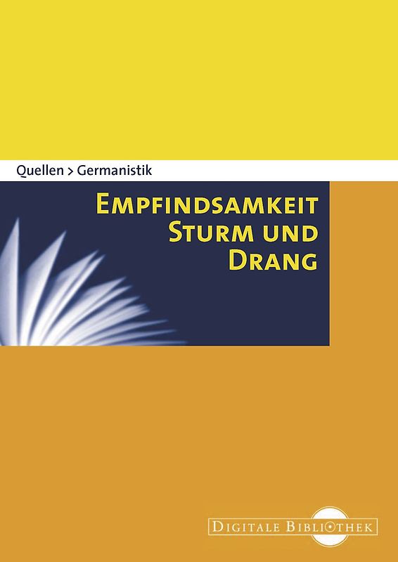Digitale Bibliothek Quellen: Germanistik - Empfindsamkeit / Sturm und Drang MacOS