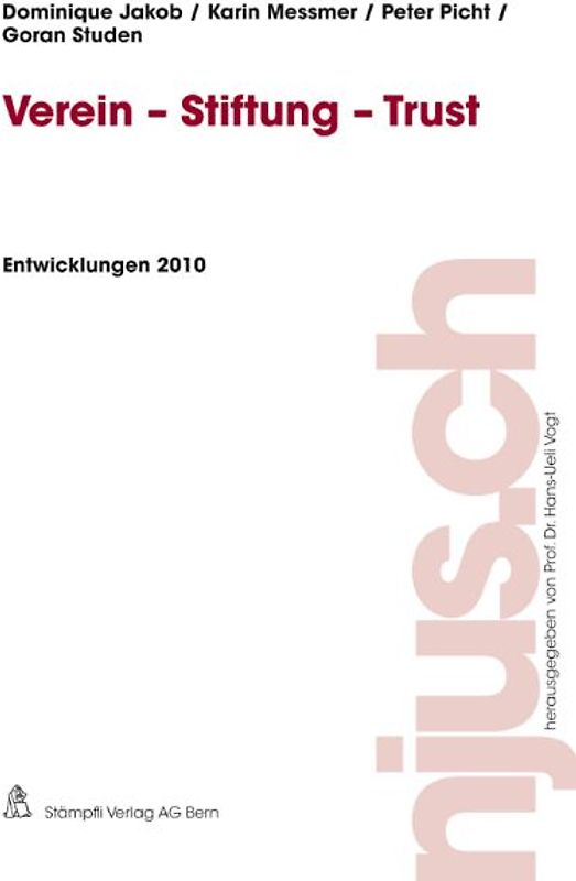 Verein - Stiftung - Trust, Entwicklungen 2010