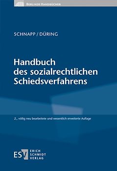 Handbuch des sozialrechtlichen Schiedsverfahrens