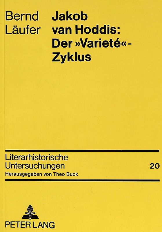 Jakob van Hoddis: Der «Varieté»-Zyklus