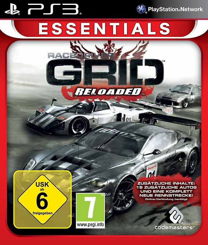 Race Driver GRID: Reloaded [Essentials] PlayStation 3