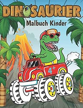 Dinosaurier Malbuch Kinder: Coolste Zeichnungen von großen Dinosauriern. Malbuch für Kinder ab 4-10 Jahre