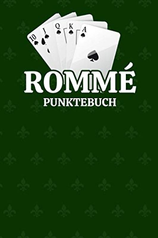 Rommé Punktebuch: Rommee Kartenspieler I Rommekarten I Punktebuch I Zählblock I Rommeespieler I Geschenk I Punkte notieren I Romme Spielkarten I Rommee Kartenspiel I Rommekarten I DIN A5 I 120 Seiten
