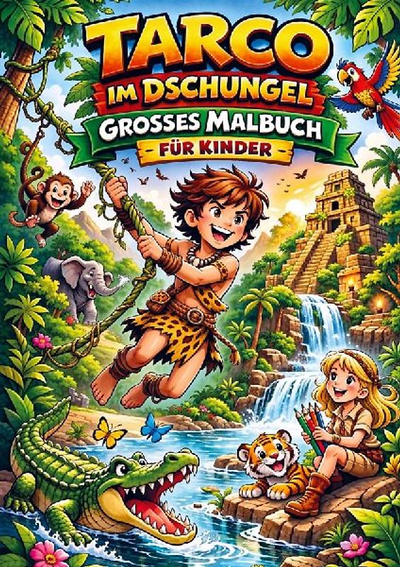 Malbuch, Tarco im Dschungel