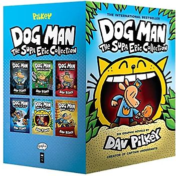 Dog Man: The Supa Epic Collection: From the Creator of Captain Underpants (Dog Man #1-6 Box Set)