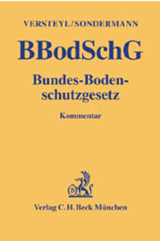 Bundes-BodenschutzG (BBodSchG)
