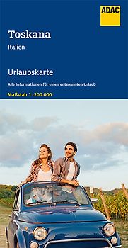 ADAC Urlaubskarte Toskana 1:200.000
