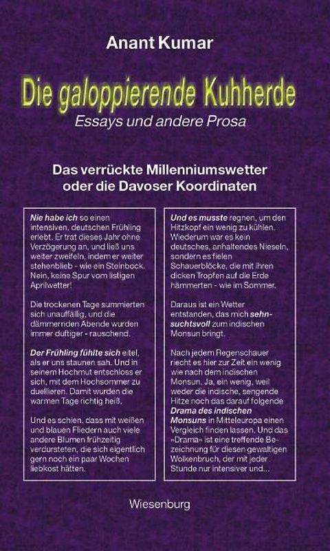 Die galoppierende Kuhherde