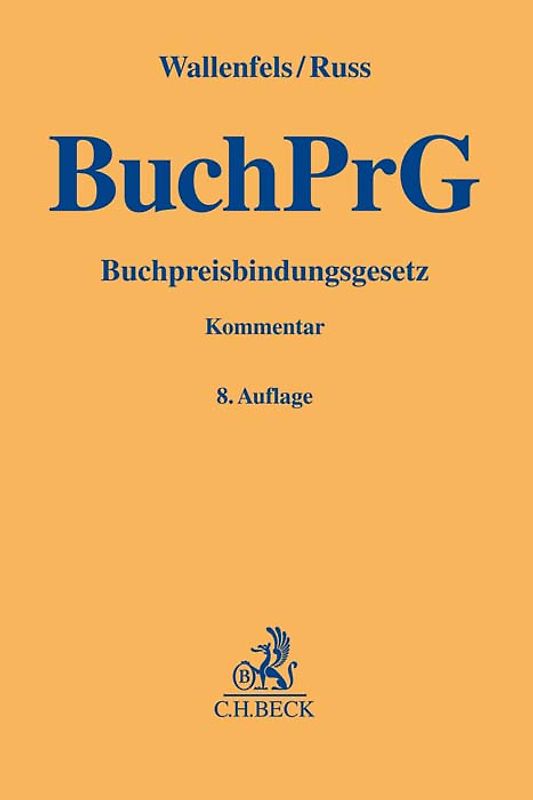 Buchpreisbindungsgesetz. BuchPrG