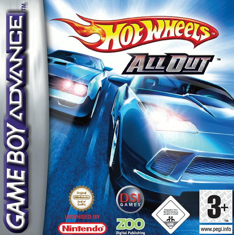 Hot Wheels All Out Nintendo Game Boy Advance