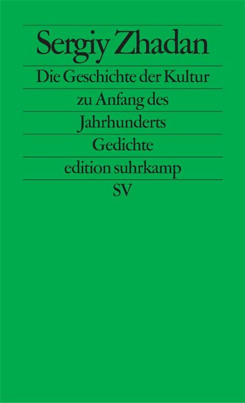 Geschichte der Kultur zu Anfang des Jahrhunderts