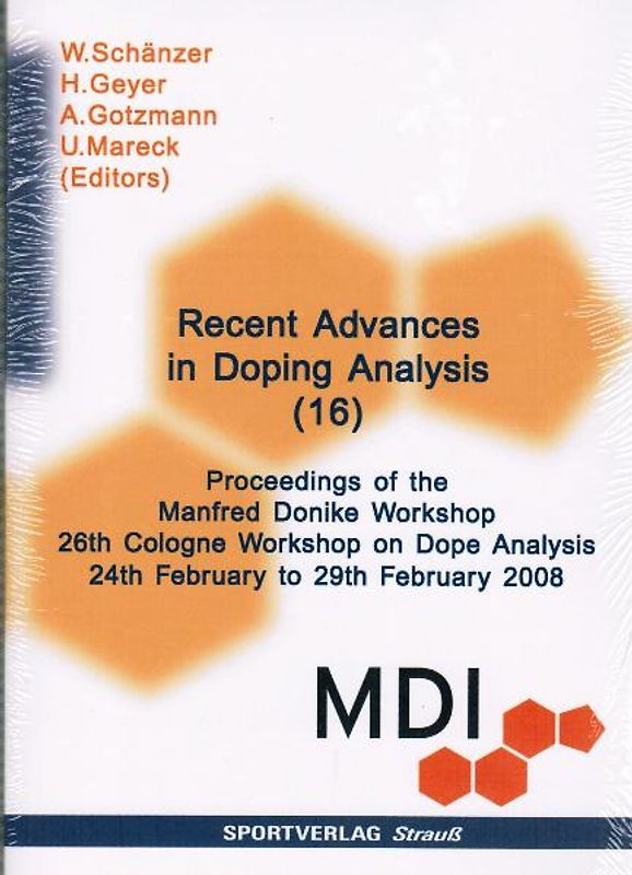 Recent Advances in Doping Analysis (16)