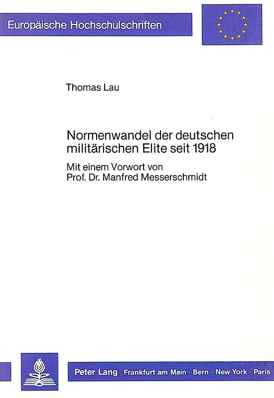 Normenwandel der deutschen militärischen Elite seit 1918