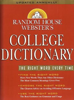 Random House Webster's College Dictionary /Englisch englisches Grosswörterbuch mit über 207000 Einträgen und Begriffsdefinitionen
