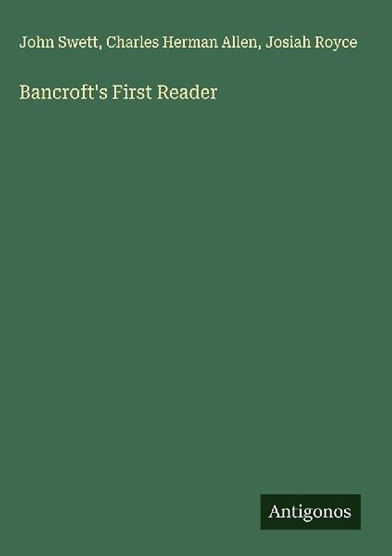 Bancroft's First Reader