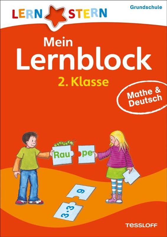 Mein Lernblock 2. Klasse. Mathe & Deutsch