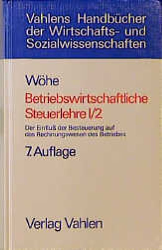 Betriebswirtschaftliche Steuerlehre
