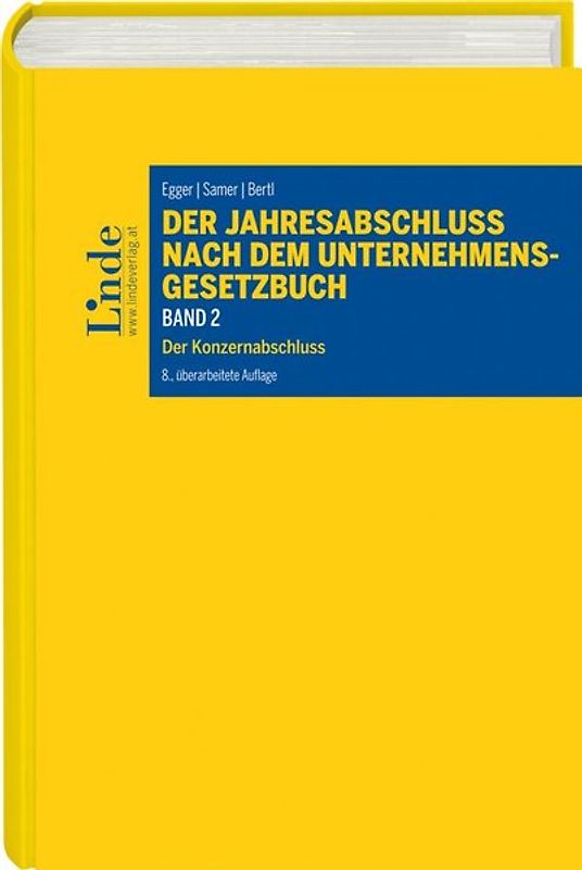 Der Jahresabschluss nach dem Unternehmensgesetzbuch, Band 2