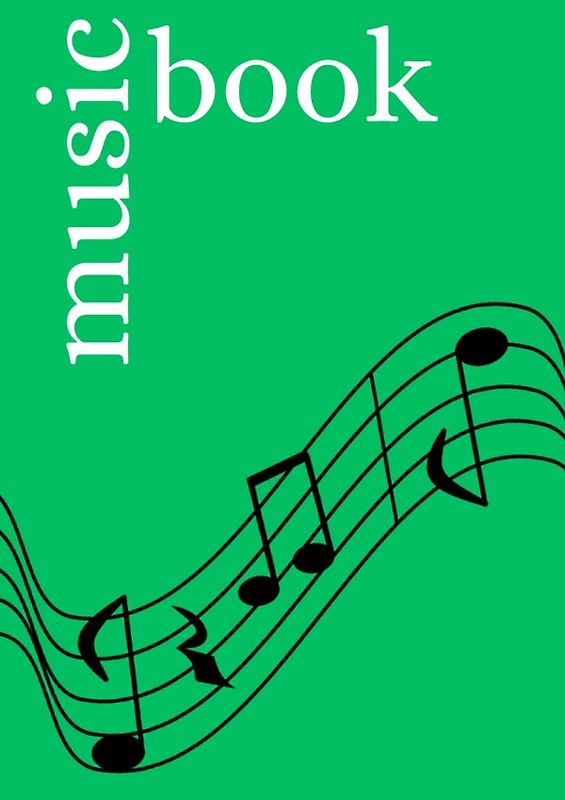 Music Book: DIN A4 Staff Book | 46 Pages with 12 Staves / Systems per Sheet | Paper 90g/m²