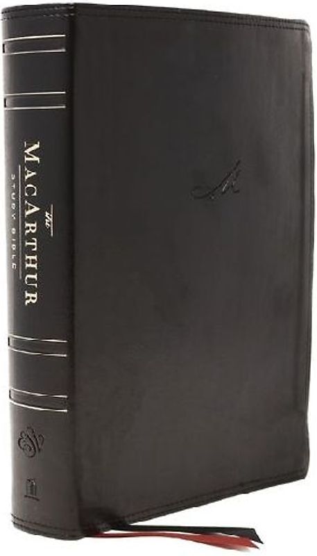The Esv, MacArthur Study Bible, 2nd Edition, Leathersoft, Black, Thumb Indexed