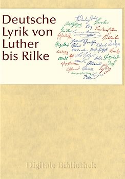 Digitale Bibliothek 75: Deutsche Lyrik - Von Luther bis Rilke MacOS