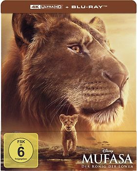 Mufasa: Der König der Löwen UHD BD (Lim. Steelbook Blu-ray Disc