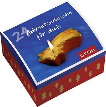 24 Adventswünsche für dich. Schatztruhe mit 24 Losen
