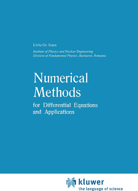 Numerical Methods for Differential Equations and Applications