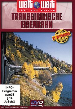 Transsibirische Eisenbahn (Reihe: welt weit) mit Bonusfilm St. Petersburg (1 DVD, Länge: ca. 78 Min.) DVD