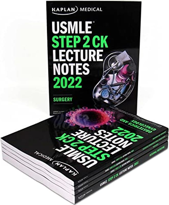 USMLE Step 2 CK Lecture Notes 2022: 5-book set (Kaplan Test Prep)