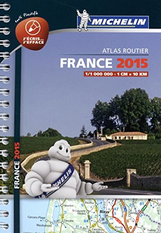 Mini Atlas France plastifié 2015