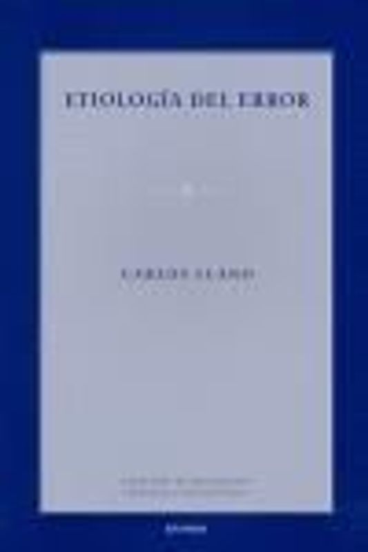 Etiología del error