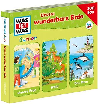 WAS IST WAS Junior 3-CD Hörspielbox. Unsere wunderbare Erde