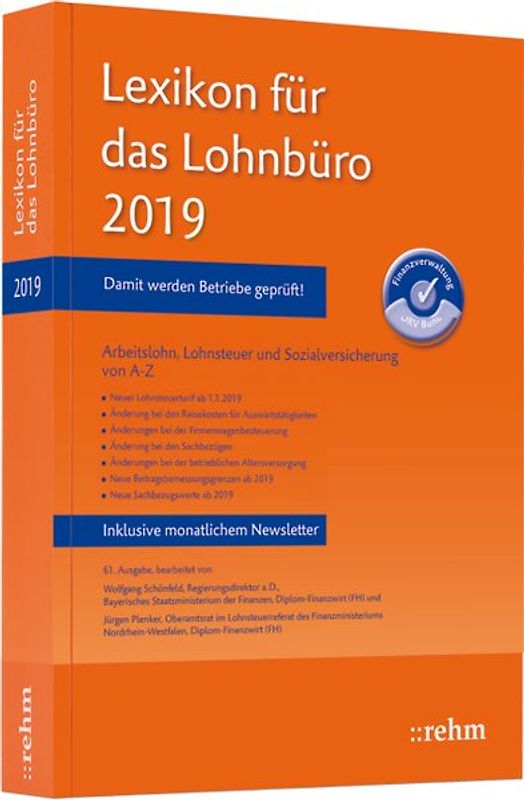 Lexikon für das Lohnbüro 2019