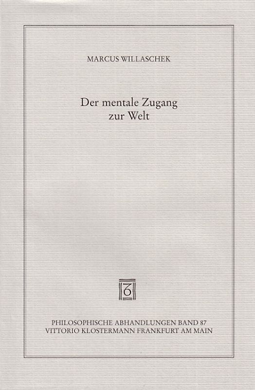 Der mentale Zugang zur Welt