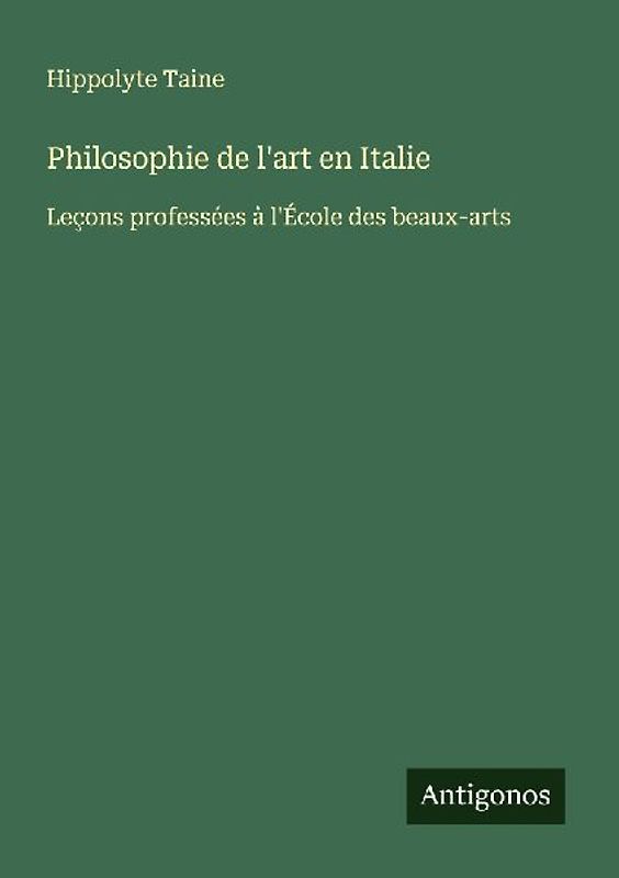 Philosophie de l'art en Italie