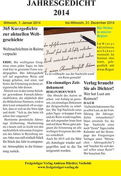 Jahresgedicht 2014