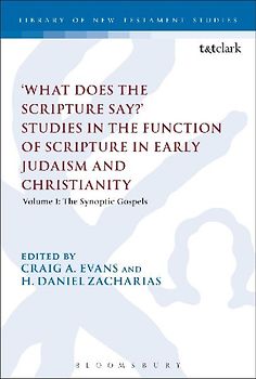 'What Does the Scripture Say?' Studies in the Function of Scripture in Early Judaism and Christianit