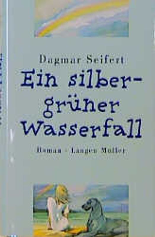 Ein silbergrüner Wasserfall