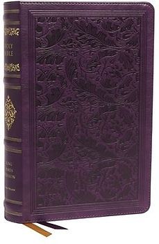 Kjv, Sovereign Collection Bible, Personal Size, Leathersoft, Purple, Red Letter Edition, Comfort Print